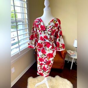 BEBE floral dress. Perfect for spring and summer outings.